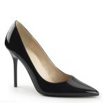 Zwarte pumps in lak | Zwarte lak pumps met hoge hak | Classique-20