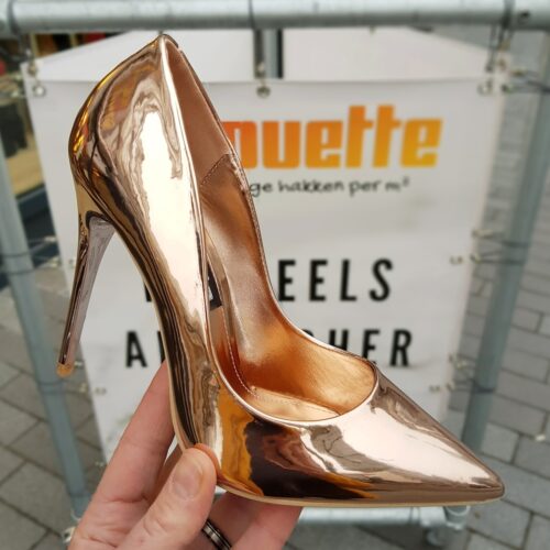 Pumps met hoge hak Champagne | Silhouette Rotterdam