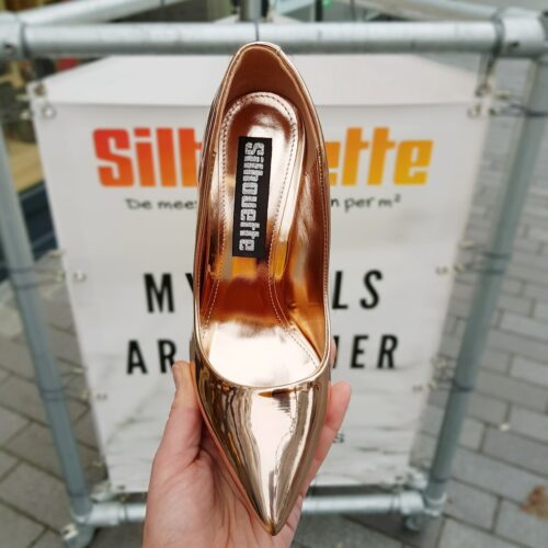 Pumps met hoge hak Champagne | Silhouette Rotterdam