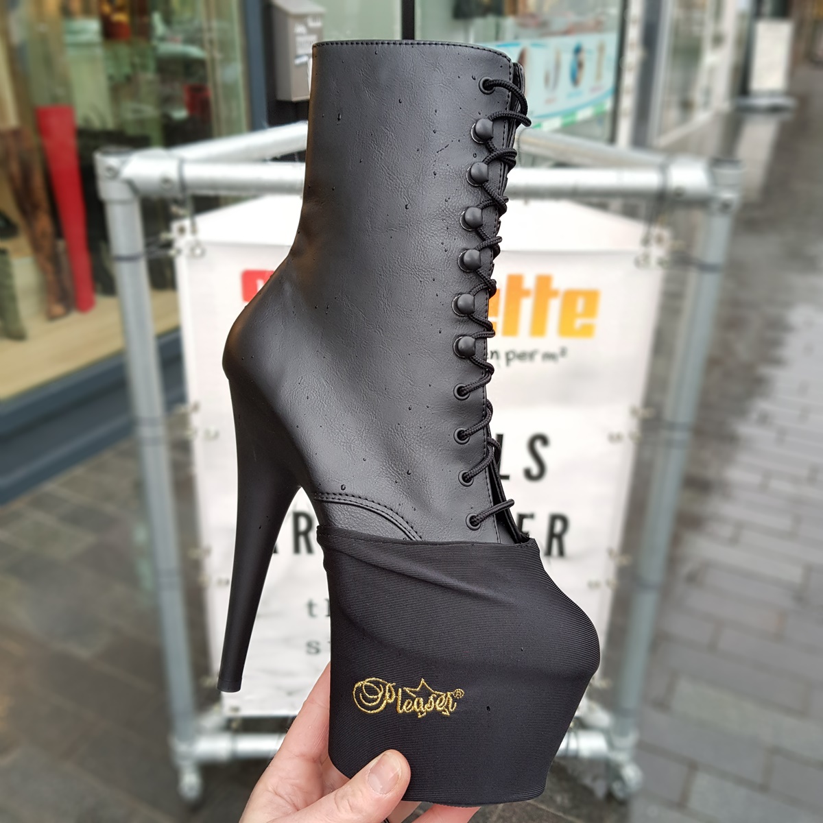 Pleaser Pole Shoe Protectors | Zwarte Paaldanssokken