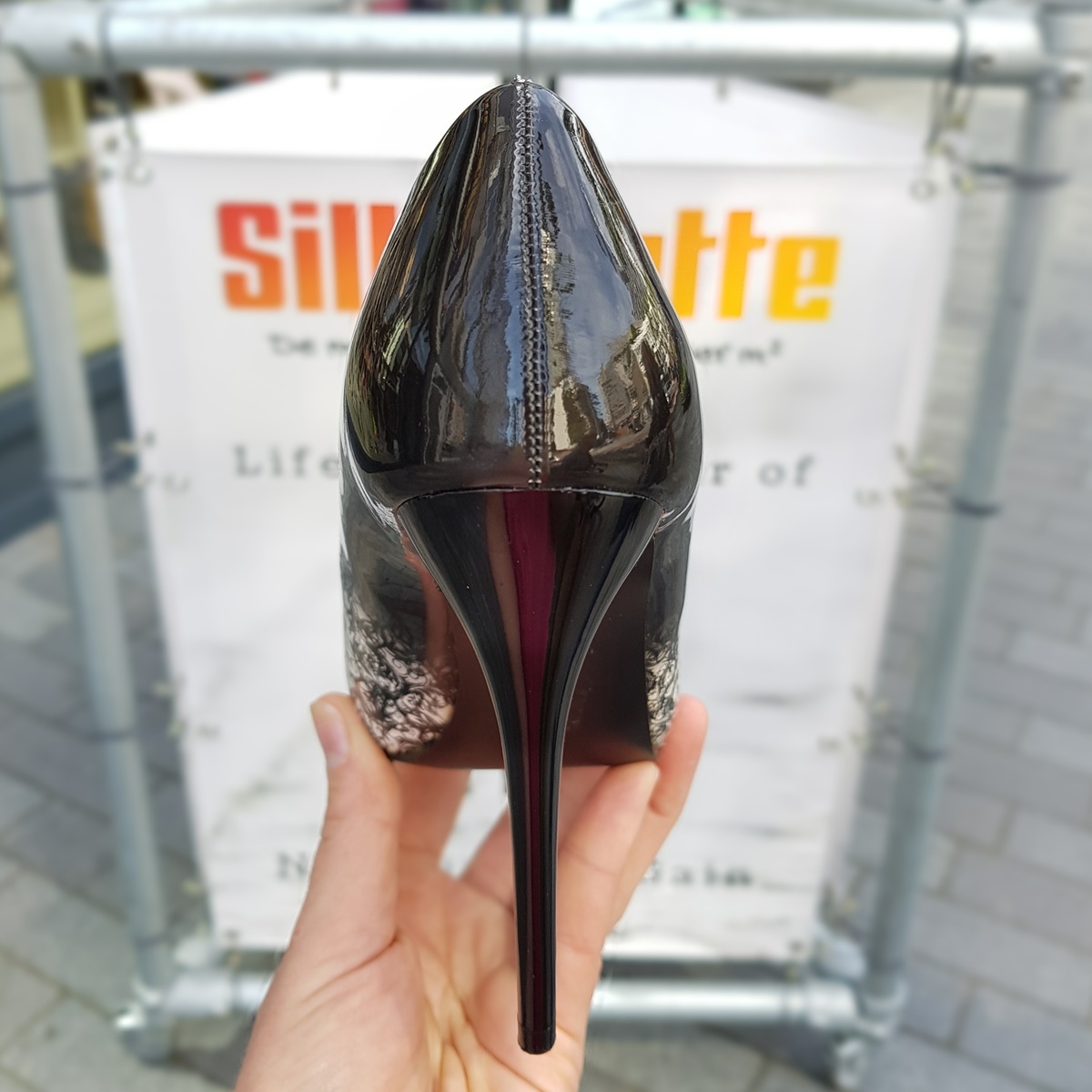 Zwart wit pumps dames sale