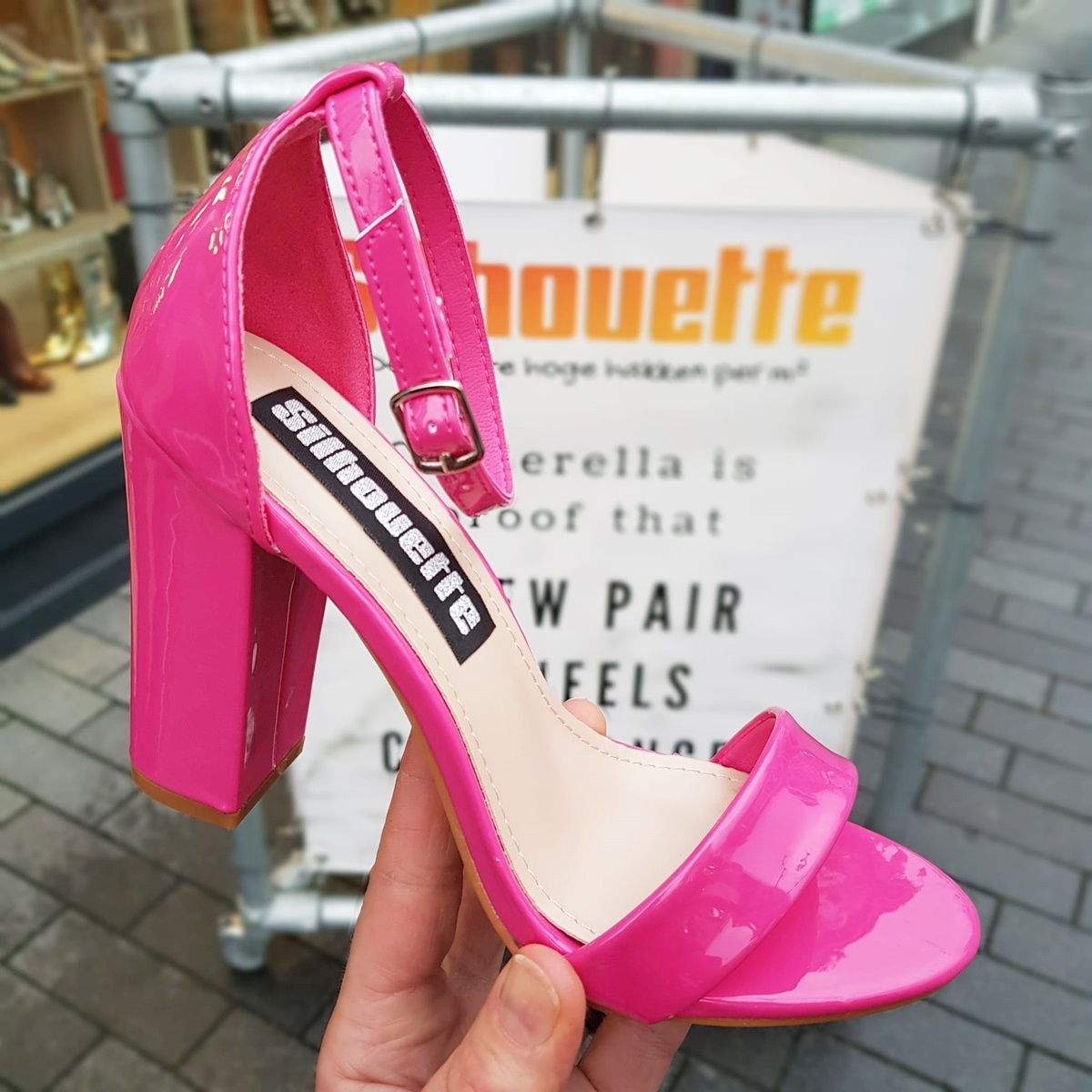 Aubergine Zoek machine optimalisatie leef ermee Fel roze sandalen met hoge hak | Silhouette Rotterdam