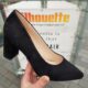 Zwarte pumps met blokhak in grote maten | Zwarte pumps met stevige hak in grote maat