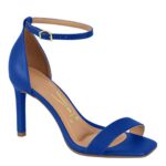 2777-73-005 – Koningsblauwe sandaaltjes met hak en vierkante neus – Kobaltblauwe Vizzano sandaaltjes