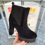 Chelsea boots met blokhak in grote maten | Grote maten chunky boots