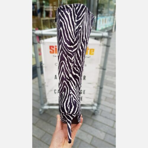 Laarzen met zebraprint en naaldhak | Zebra laarzen met hak