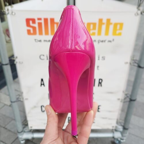 Magenta pumps met hoge hakken | Magenta pumps met naaldhak