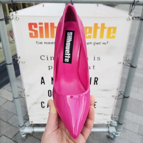 Magenta pumps met hoge hakken | Magenta pumps met naaldhak