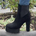 Chelsea boots met blokhak in grote maten | Grote maten chunky boots