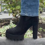 Chelsea boots met blokhak in grote maten | Grote maten chunky boots