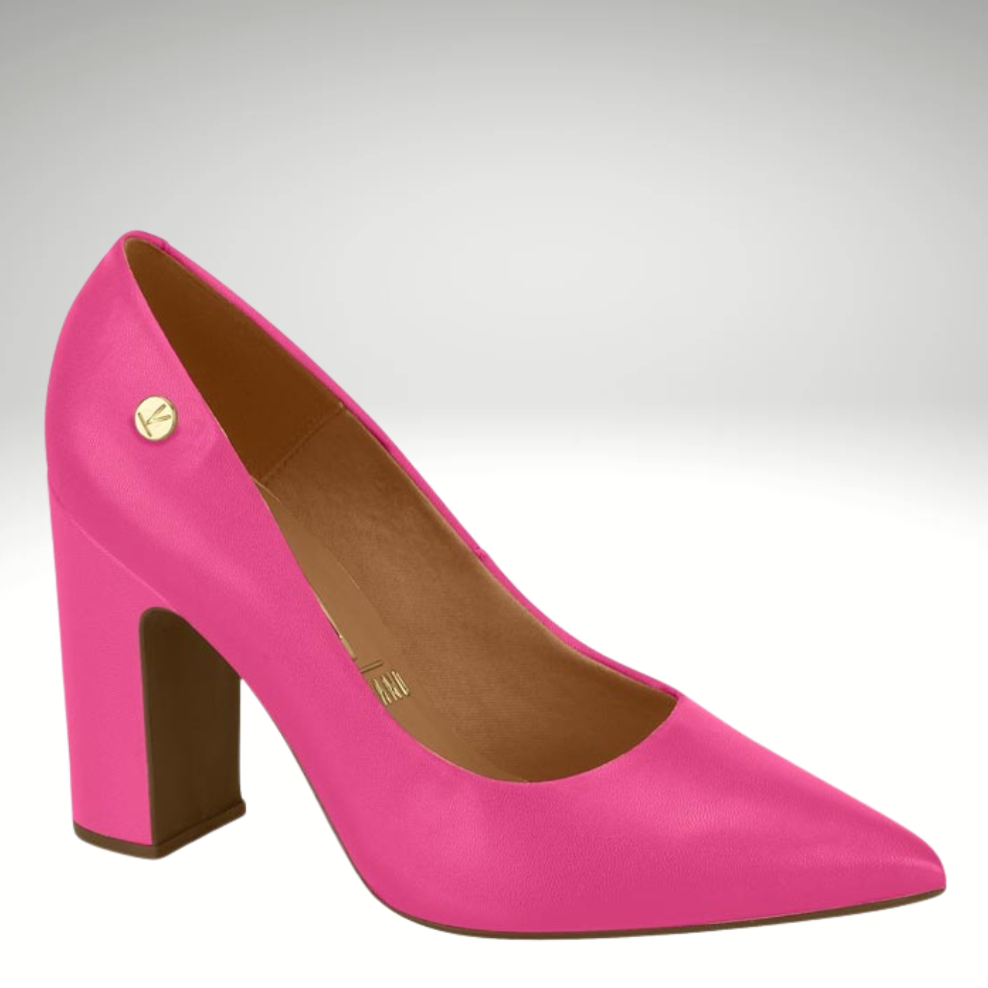 Comfortabele roze pumps met blokhak | Roze blokhak pumps met voetbed