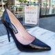 Zwarte lak pumps met hoge naaldhak | Klassieke zwarte lak pump