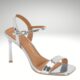 Classy zilveren sandalen met hak | Klassieke sandalen met hak in zilver